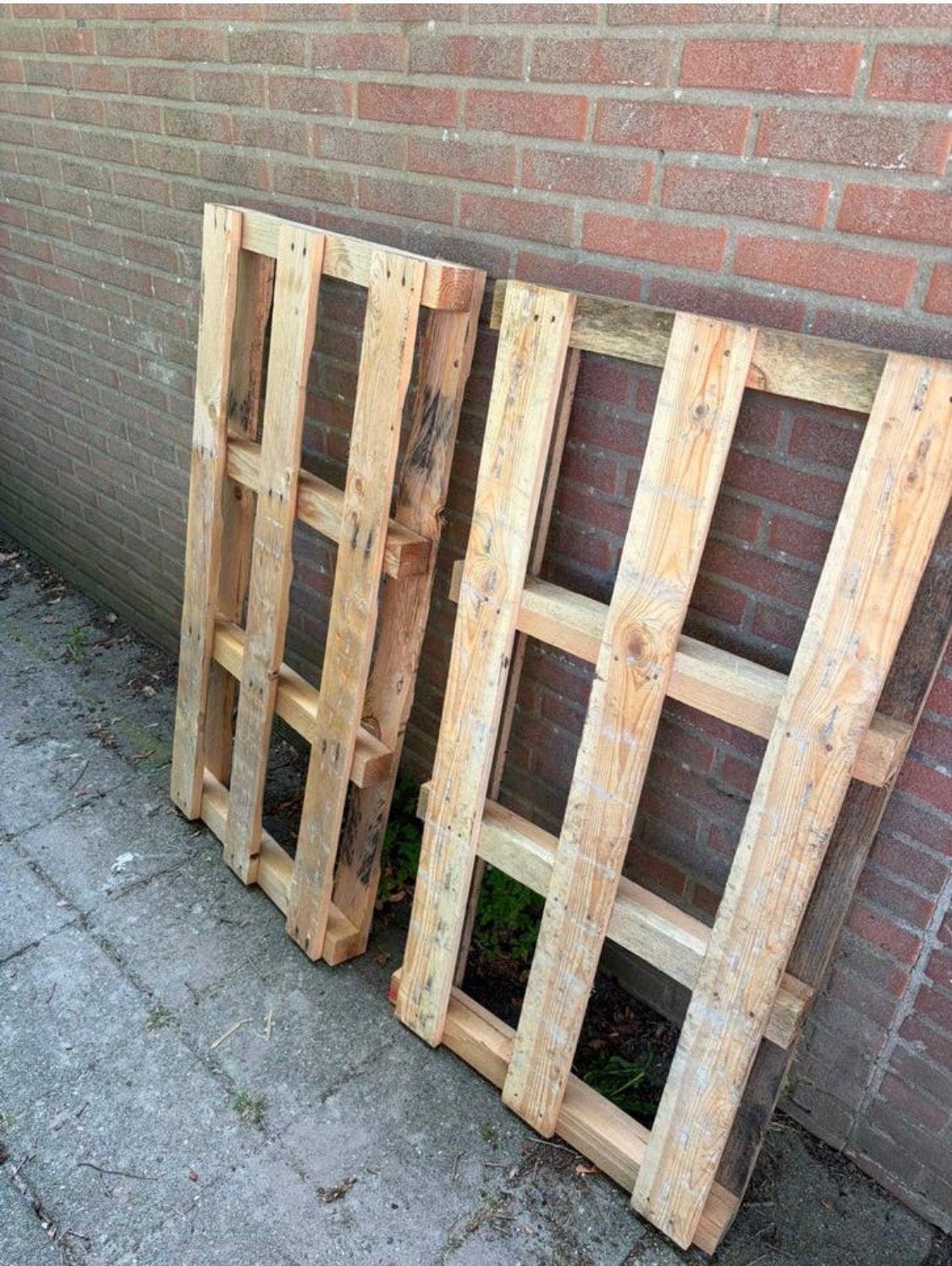 Gratis pallets / brandhout, Doe-het-zelf en Verbouw, Hout en Planken, Ophalen, Zo goed als nieuw, 50 mm of meer, Pallet