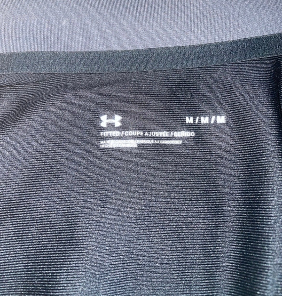 Under Armour Vest - Zwart/Grijs - Maat M, Ophalen of Verzenden, Gedragen, Maat 48/50 (M), Zwart