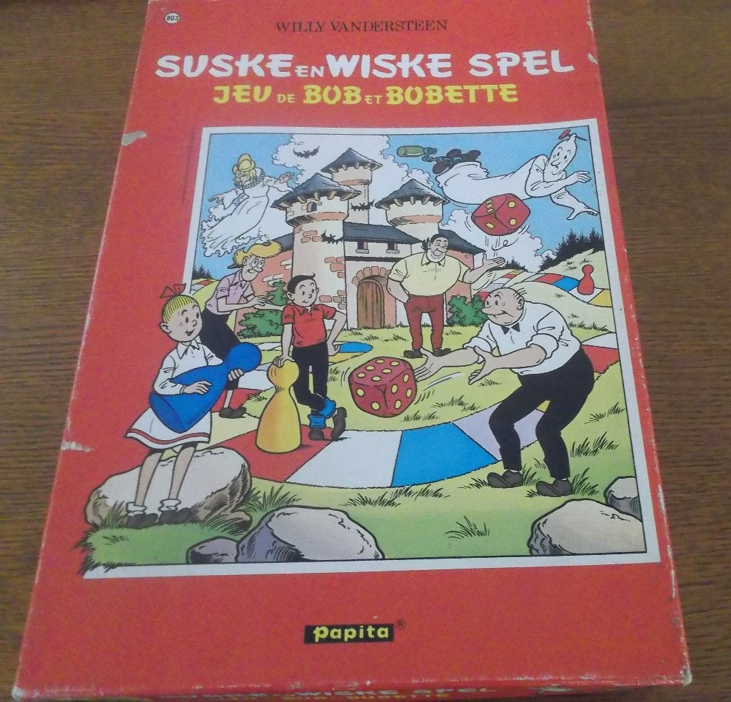 Suske en Wiske spel (Vintage) / Papita, Vijf spelers of meer, Ophalen, Gebruikt, Papita