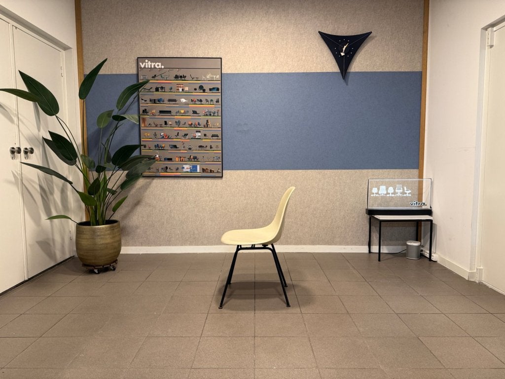 Vitra | Eames | DSX | Parchment en zwart onderstel | 1x, Huis en Inrichting, Stoelen, Vitra, Gebruikt, Vitra Artifort Cassina Fritz Hansen Eames Gispen Pastoe Hay