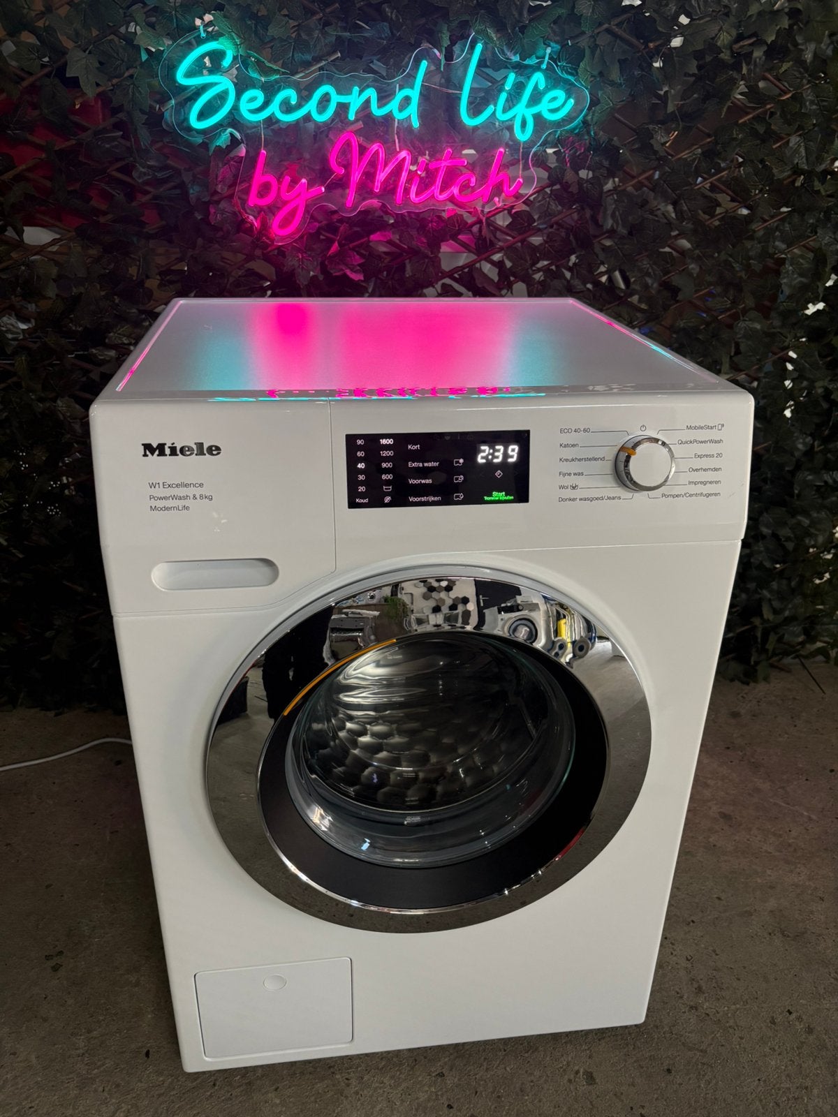 Miele W1 WiFi PowerWash ModernLife Excellence Wasmachine, Witgoed en Apparatuur, Ophalen, 8 tot 10 kg, 1600 toeren of meer, Voorlader