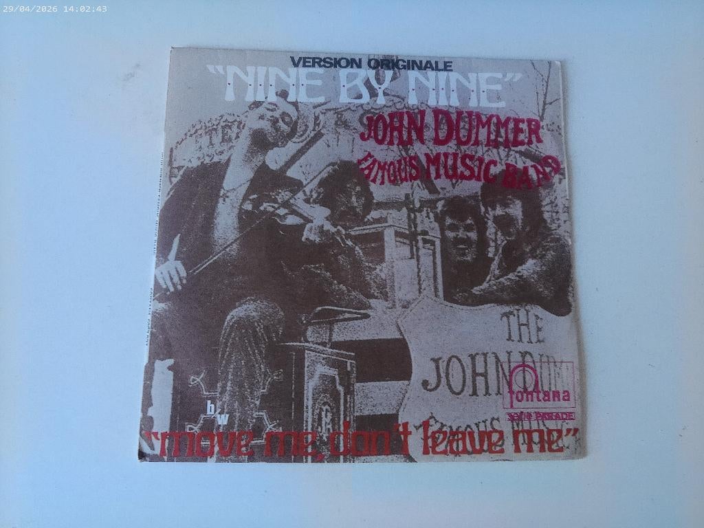 John Dummer Famous Music Band - Nine by Nine, Fotohoes, Ophalen of Verzenden, Gebruikt, Pop
