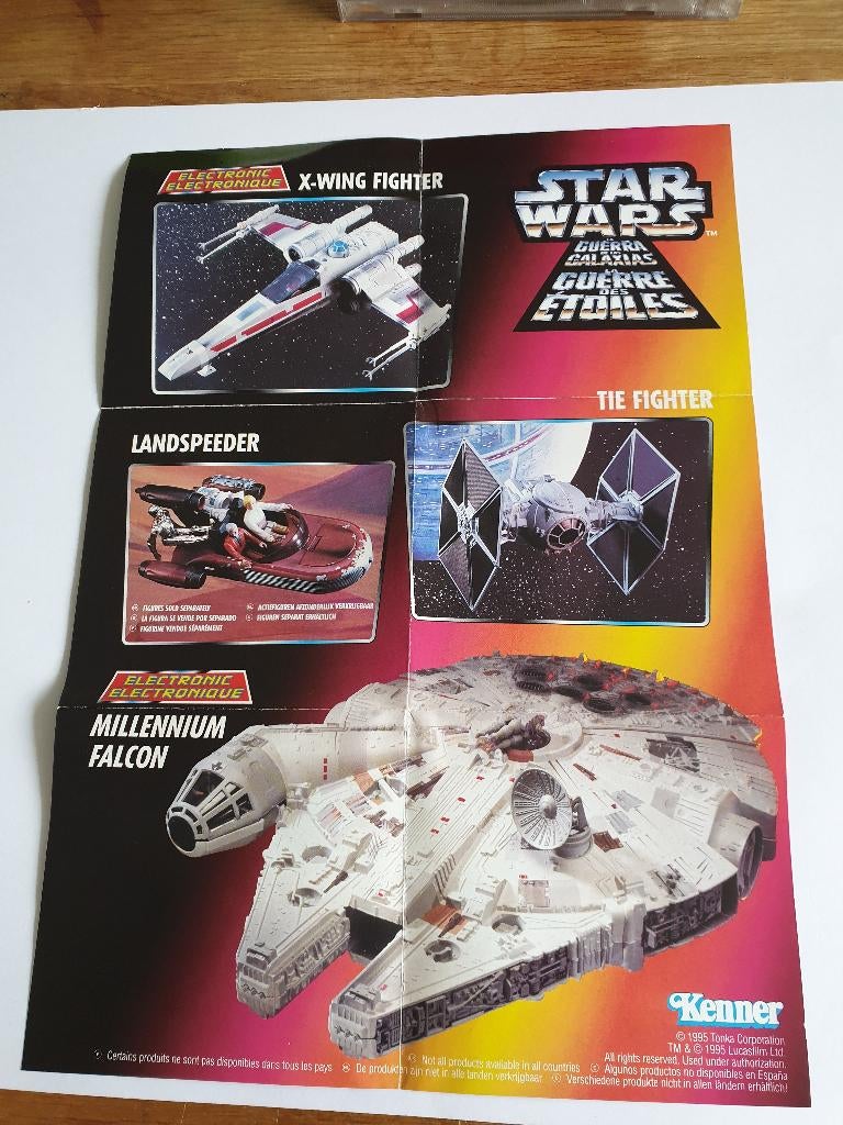 3423 reclame a4 star wars, Verzenden, Zo goed als nieuw, Boek of Poster