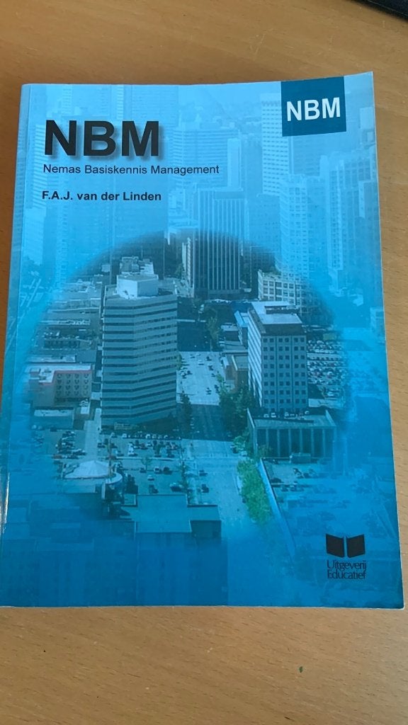 _F.A.J. van der Linden - Nemas Basiskennis Management, Ophalen of Verzenden, Beta, Zo goed als nieuw, HBO