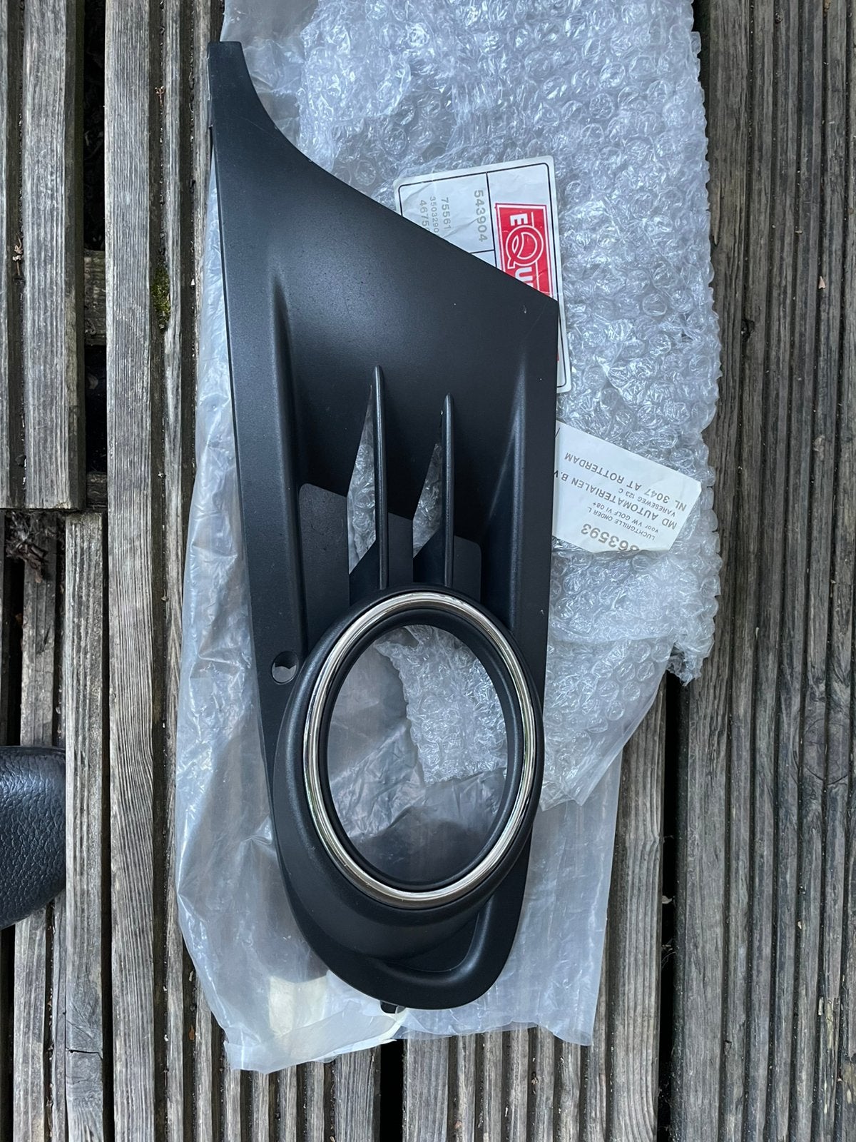 Grille mistlicht voor links Volkswagen Golf 1.4 tsi 2009, Volkswagen, Ophalen of Verzenden, Bumper, Nieuw