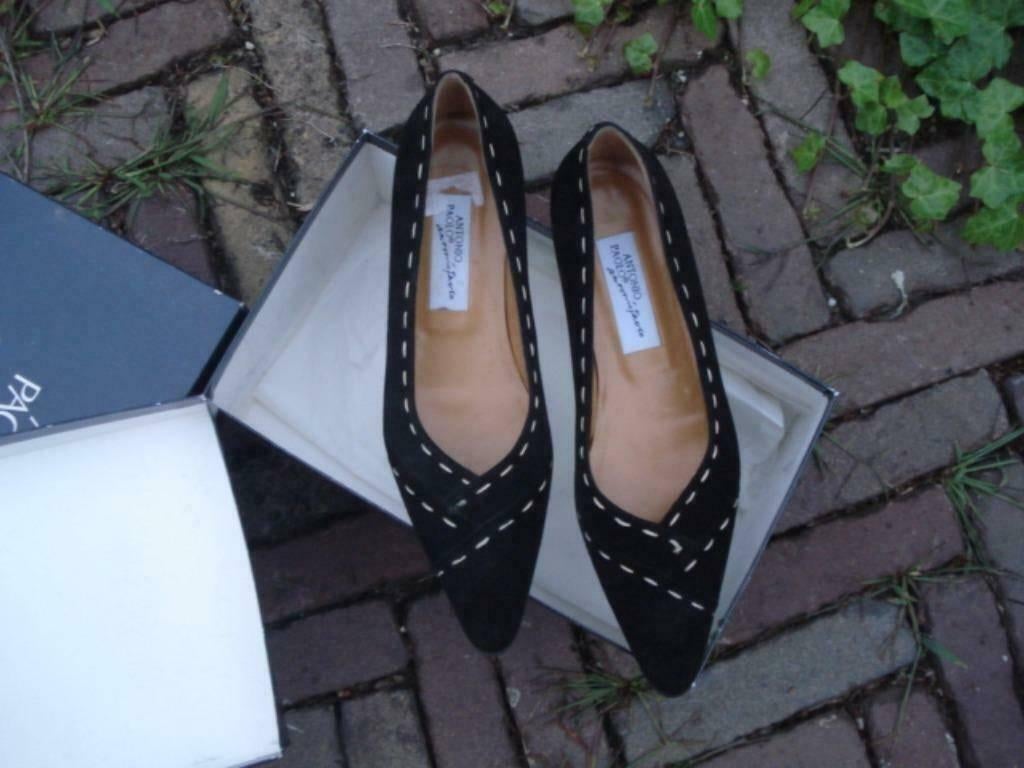 ANTONIO PAOLO PUMPS ZWART 39 NIEUW GRATIS VERZENDING POST, Pumps, Verzenden, Zwart, Nieuw