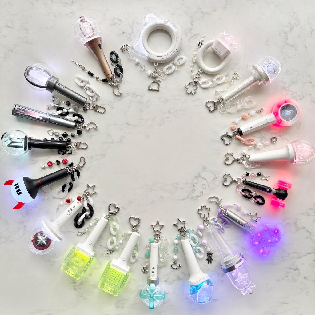 Kpop lightstick sleutelhangers, Ophalen of Verzenden, Nieuw, Gebruiksvoorwerp