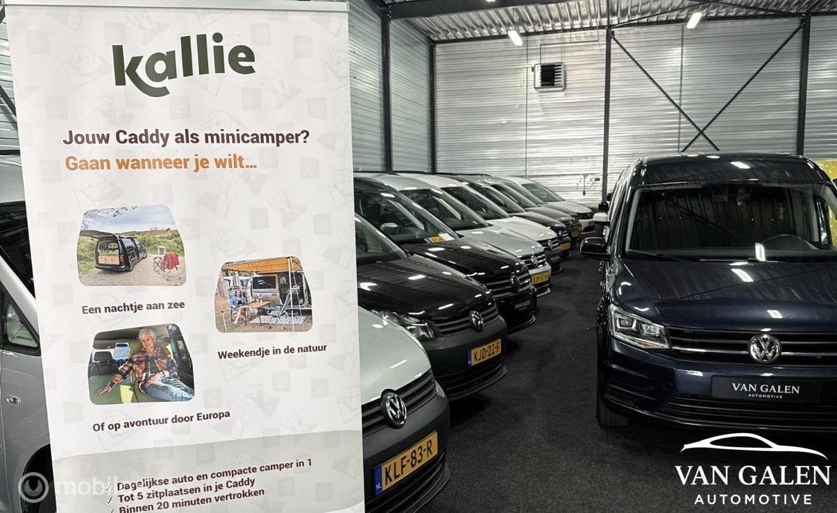Volkswagen caddy maxi & caddy combi 50x op voorraad., Auto's, Voorwielaandrijving, 12 maanden, Gebruikt, 7 stoelen