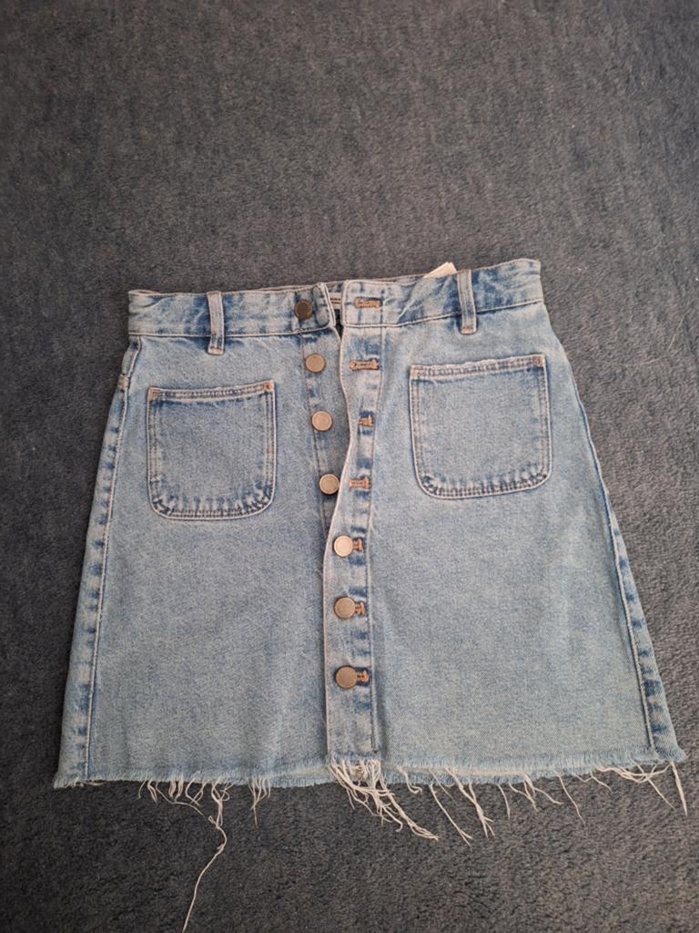 Zara spijkerrokje XS, Kleding | Dames, Ophalen, Blauw, Zara, Zo goed als nieuw