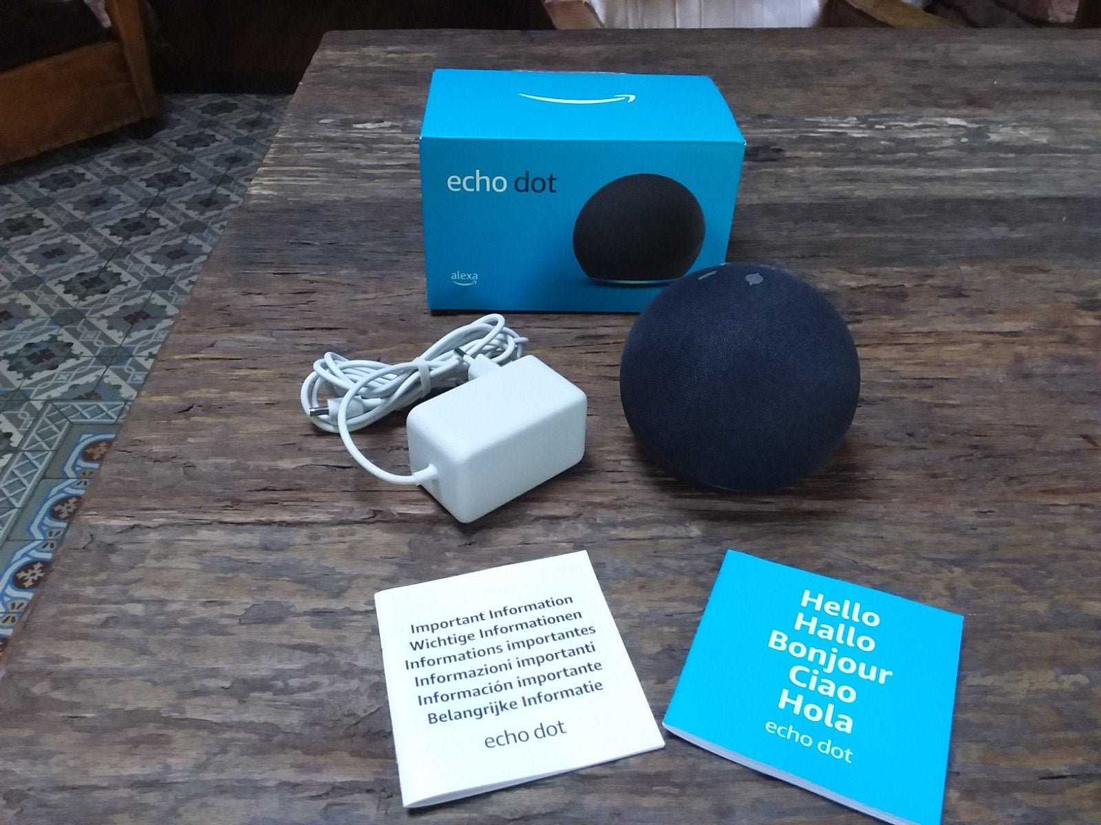 Amazon Echo Dot 4e generatie, Overige merken, Overige typen, Ophalen of Verzenden, Zo goed als nieuw