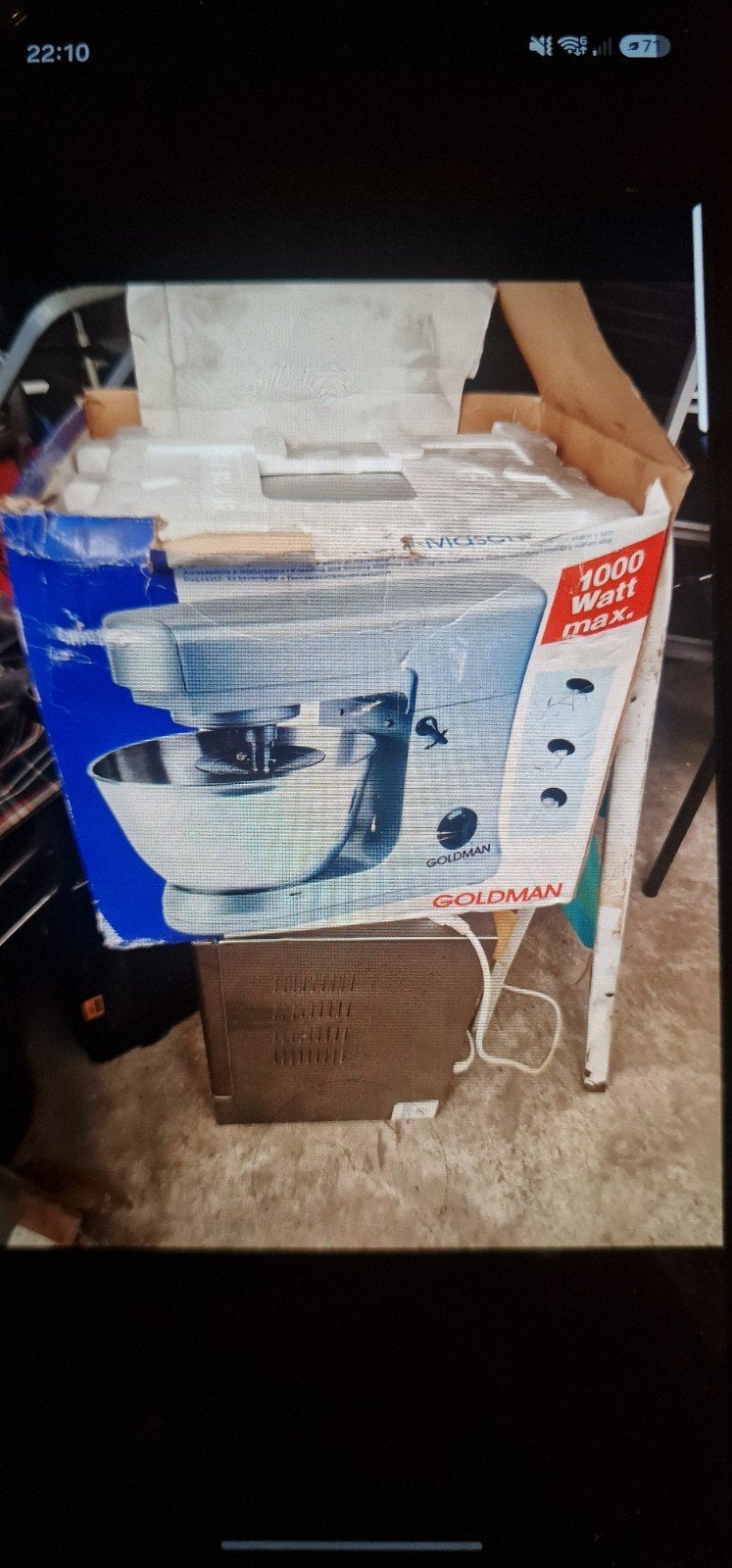 Goldman Keukenmachine 1000W - Nieuw in doos, Minder dan 1 liter, Ophalen, Nieuw, 3 snelheden of meer