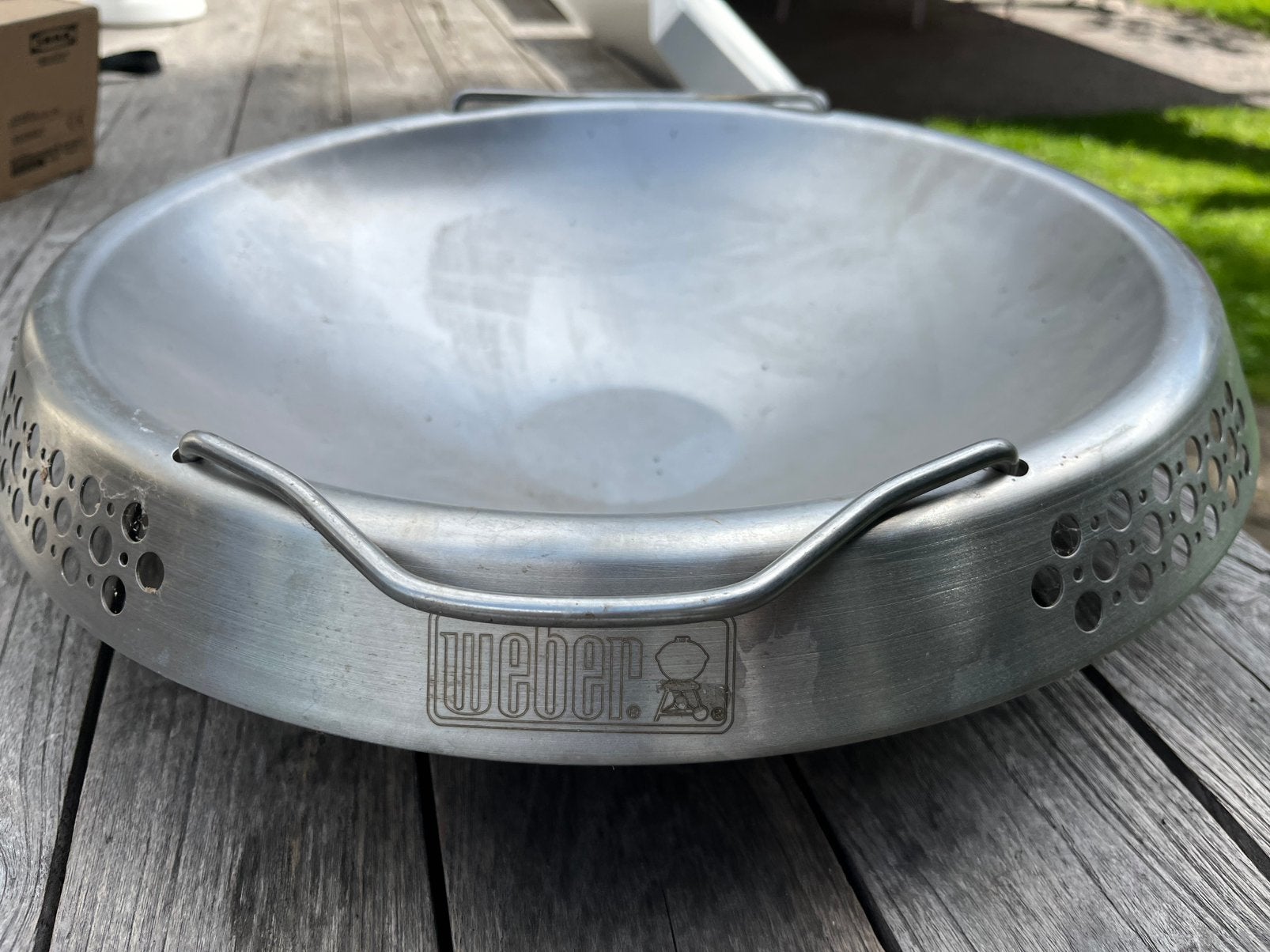 Weber Wok voor barbeque, Ophalen of Verzenden, Zo goed als nieuw