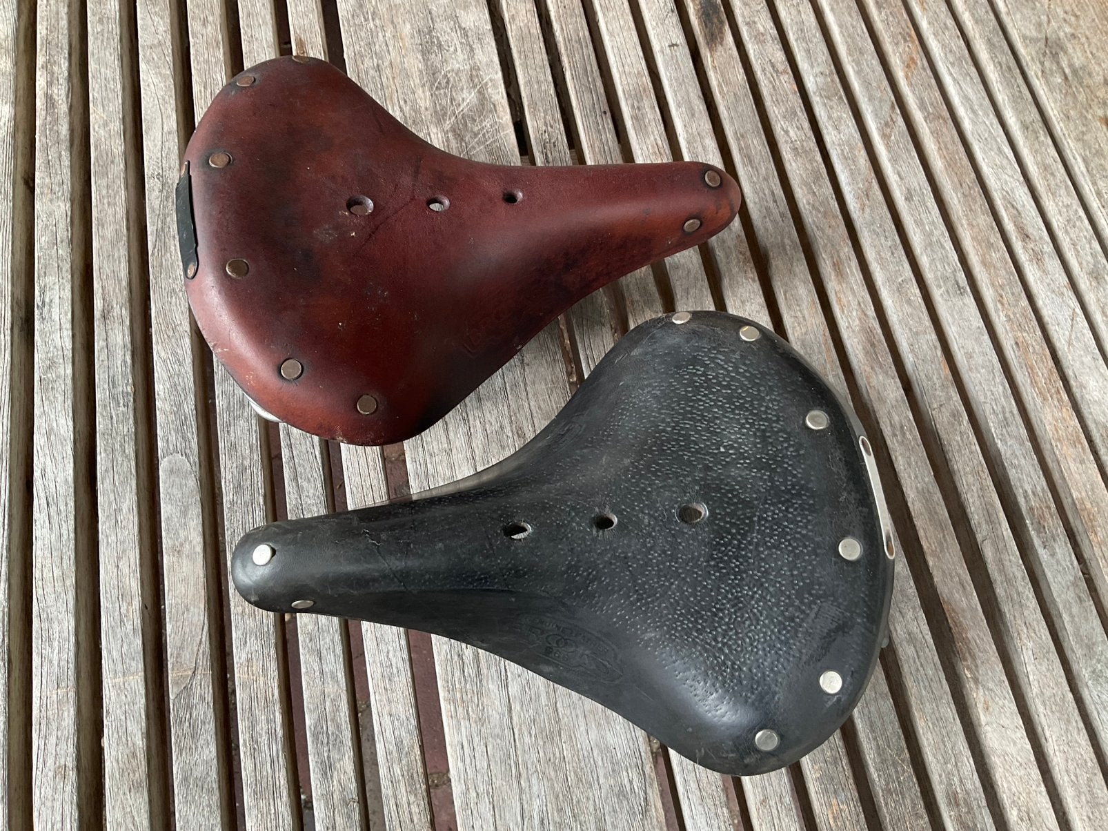 Brooks B66 zadels, Fietsen en Brommers, Gebruikt, Leer, Ophalen of Verzenden, Zadel