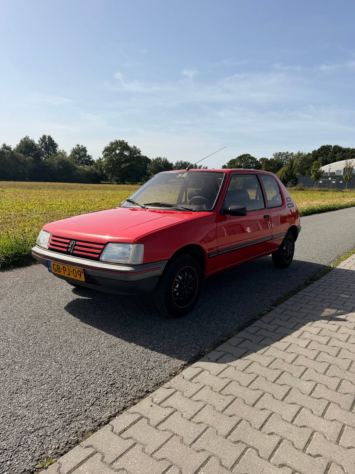 Peugeot 205 1.1 Accent E2 1993 Rood, Auto's, Voorwielaandrijving, Stof, 4 cilinders, Origineel Nederlands