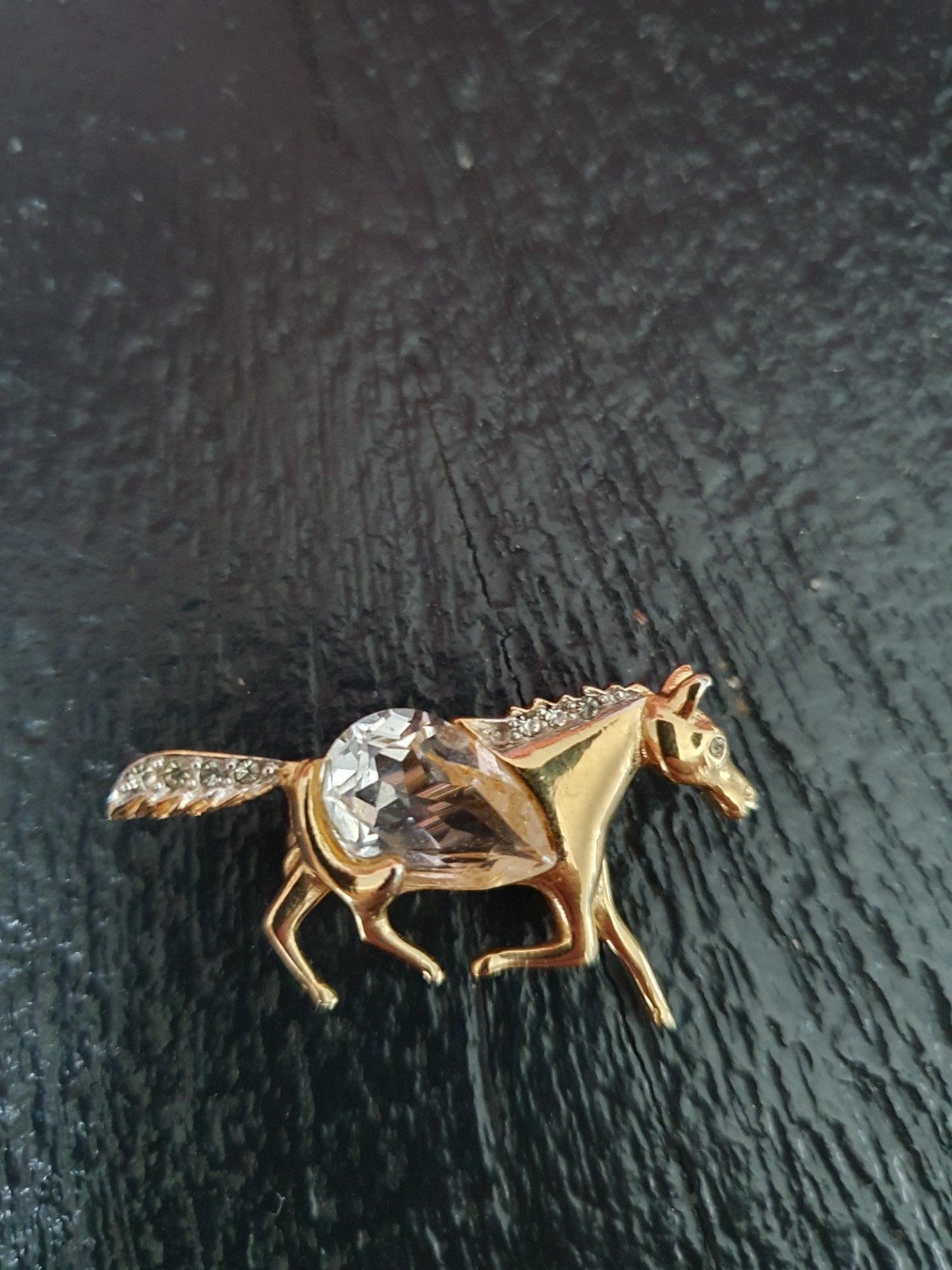 paard broche, Verzenden, Overige materialen