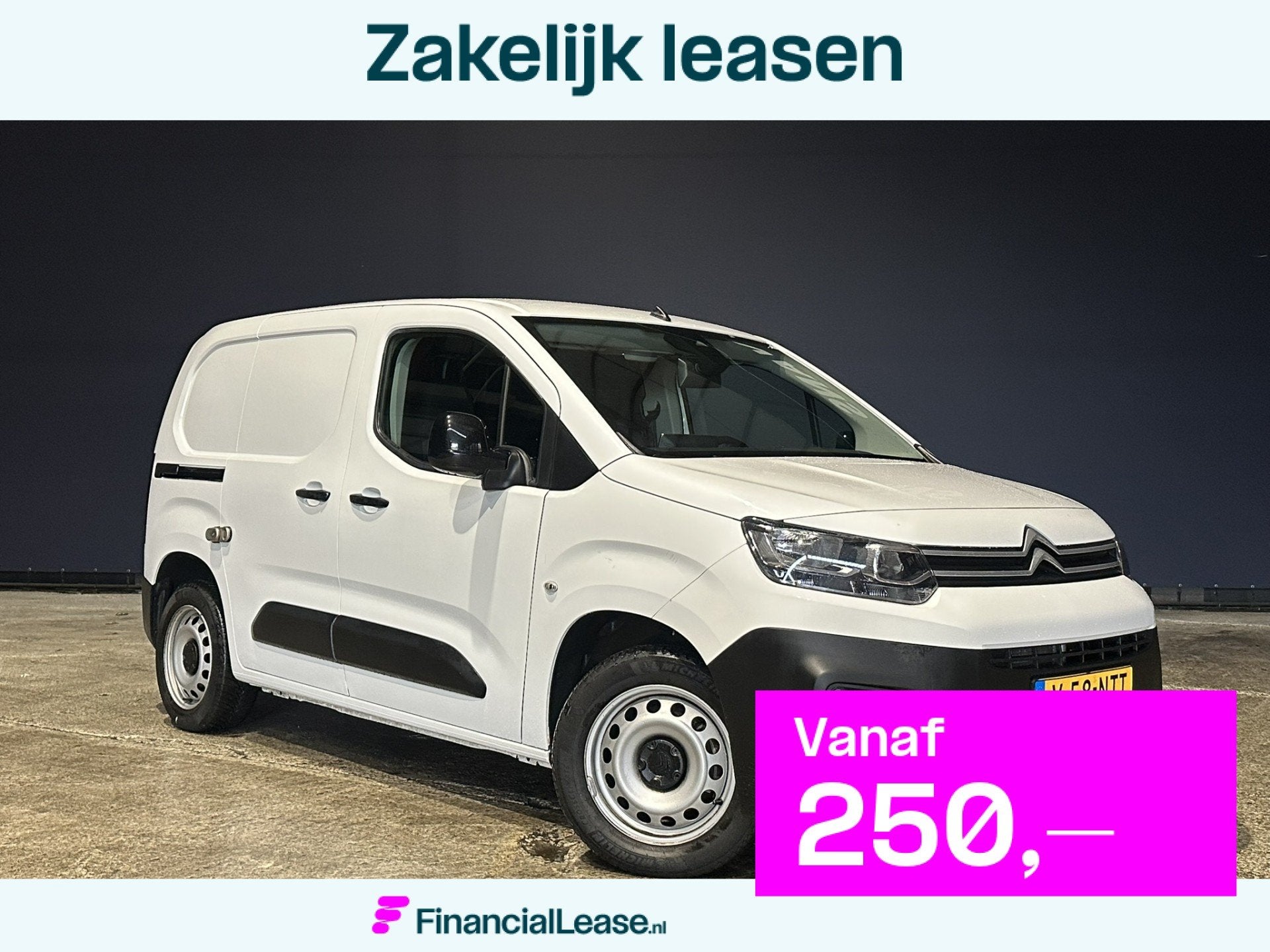 Citroën Berlingo 1.2 PureTech 131pk Automaat *Benzine* L1H1, Gebruikt, 1199 cc, Citroën, Wit