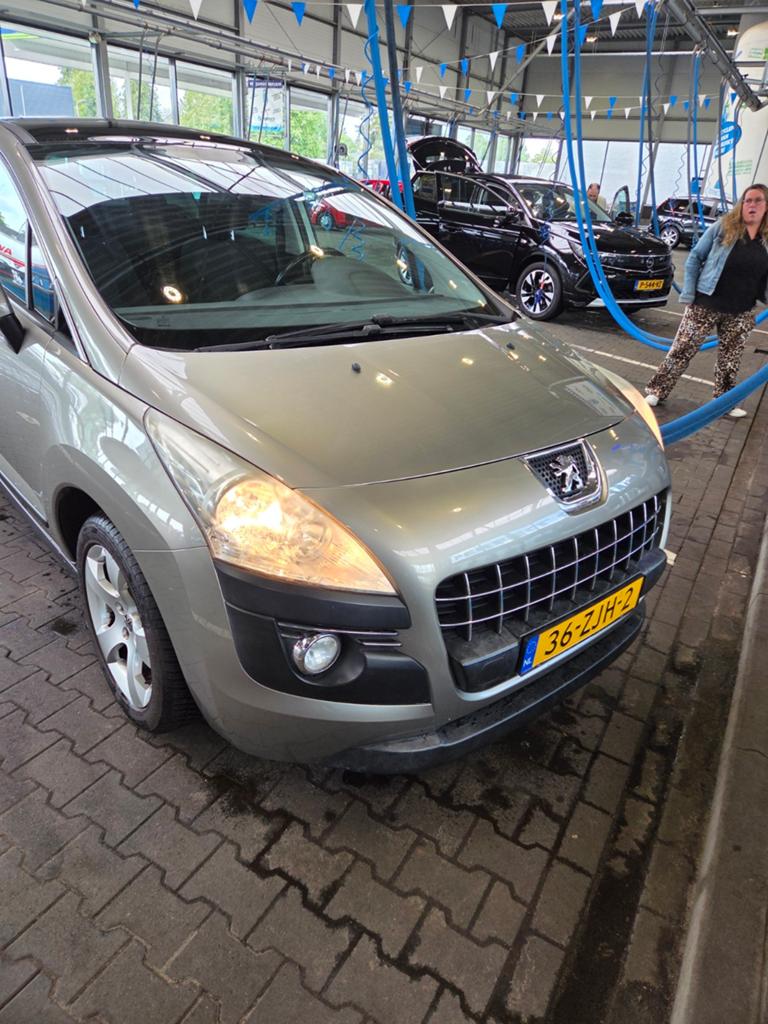 Peugeot 3008 1.6 VTI 2009 Grijs, Auto's, Voorwielaandrijving, 1374 kg, Stof, 14 km/l