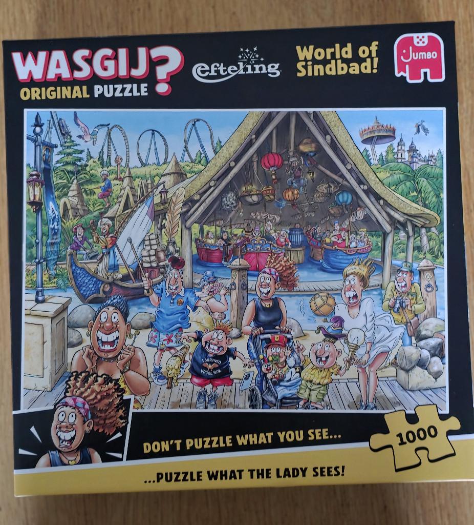 Wasgij original world of sinbad, Ophalen of Verzenden, 500 t/m 1500 stukjes, Zo goed als nieuw