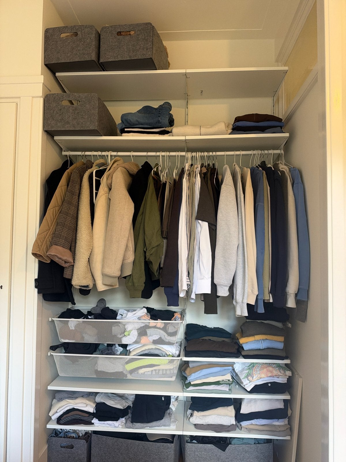 IKEA Boaxel inbouwkast - Complete opbergoplossing, Met lade(s), 100 tot 150 cm, 200 cm of meer, Ophalen of Verzenden