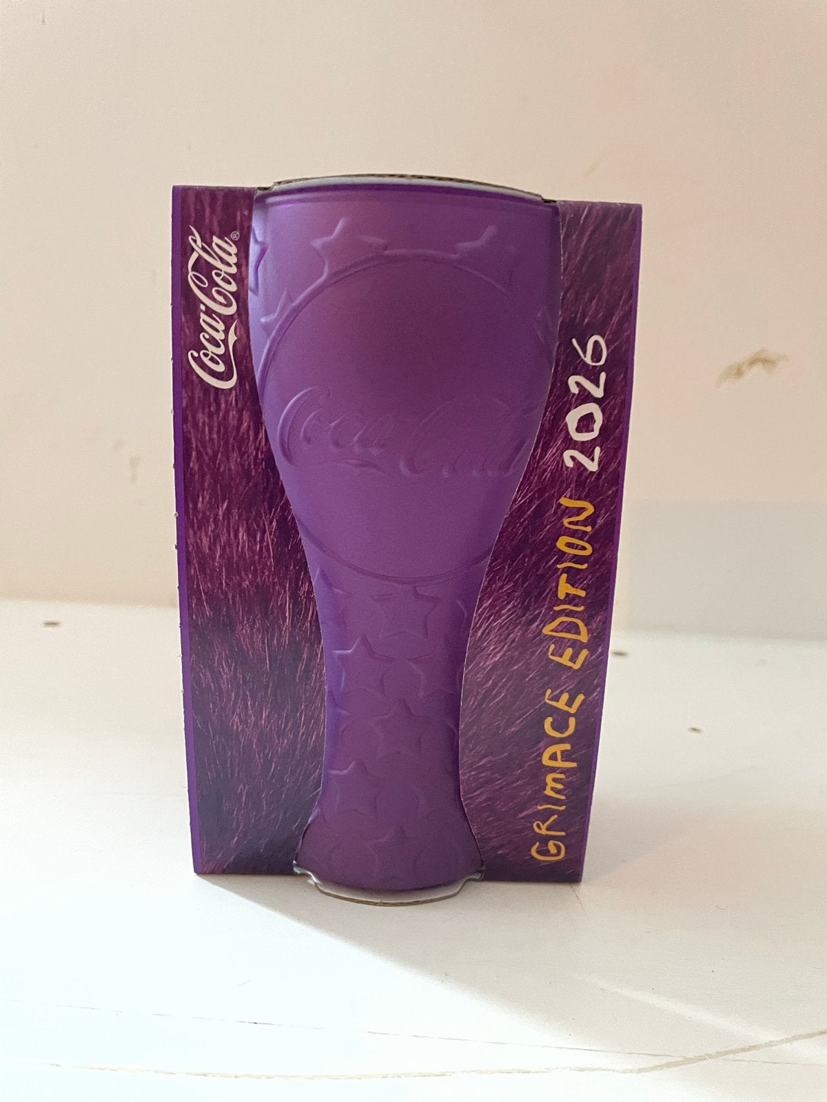 Coca-Cola Grimace Edition 2026 Glas McDonald's Paars, Verzamelen, Ophalen of Verzenden, Nieuw