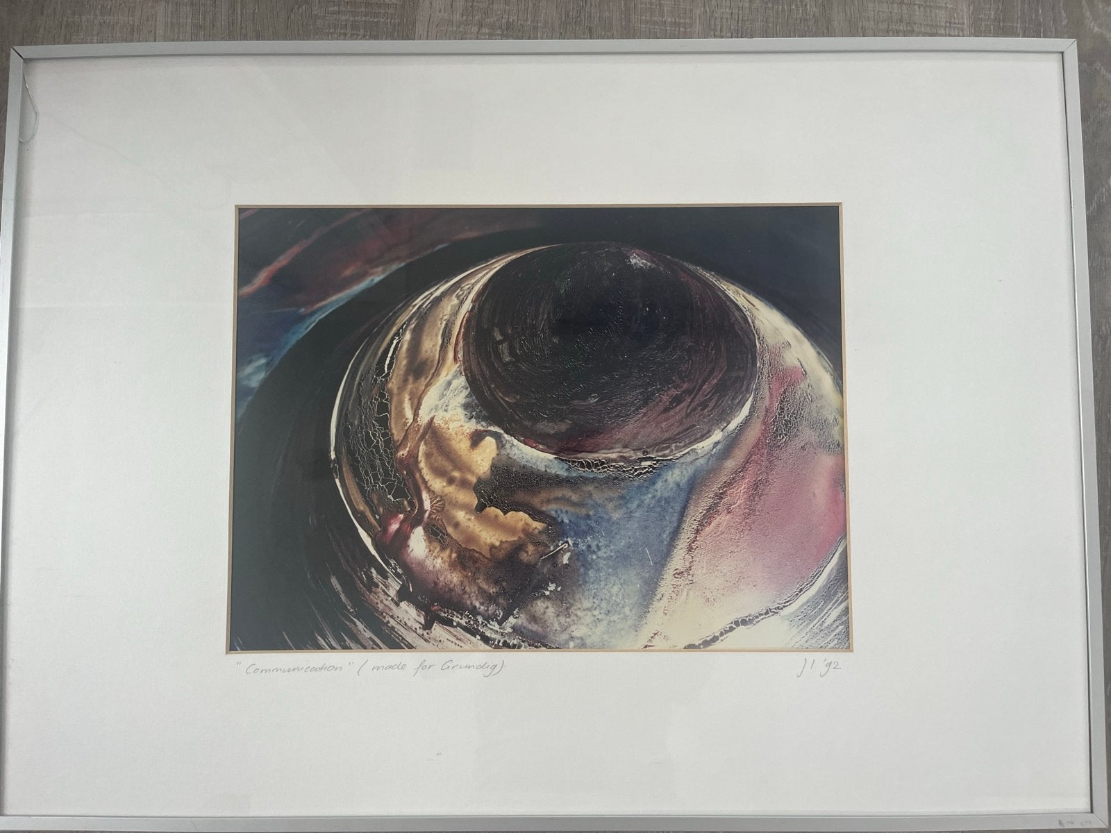 Abstracte Fotografie 'Communication' door Judith Ivens, Ophalen, Foto, Fotografie, Achter glas