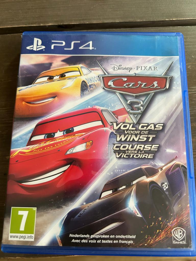 Cars 3: Vol Gas voor de Winst - PS4 Game, Racen en Vliegen, 2 spelers, Eén computer, Ophalen of Verzenden