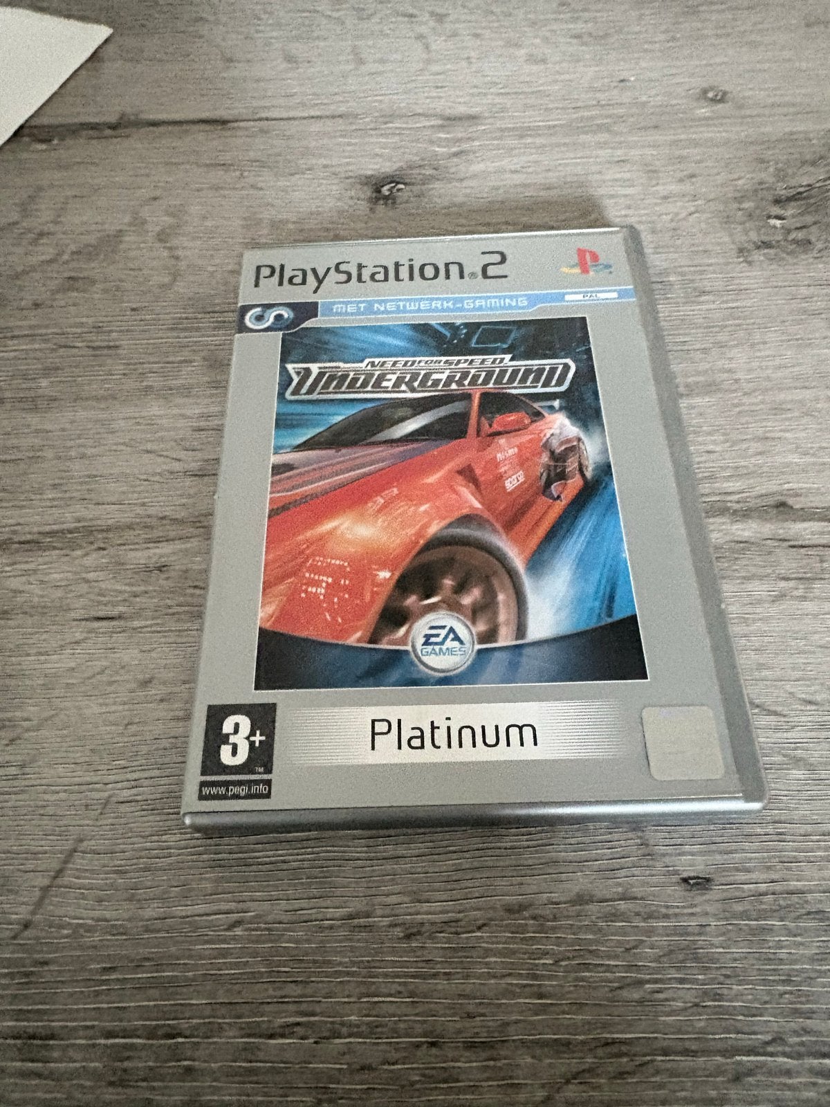 Need for Speed Underground Platinum  || PS2, Gebruikt, Racen en Vliegen, 2 spelers, Eén computer