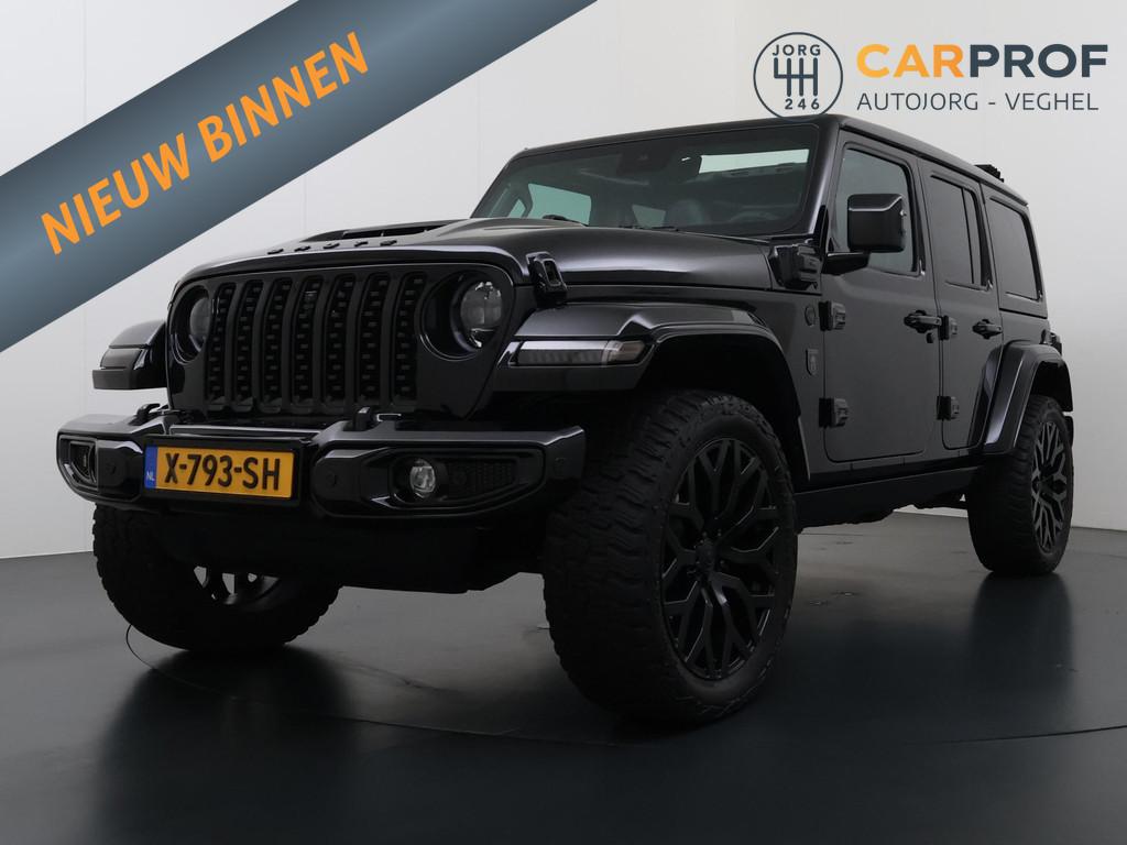 Jeep Wrangler Unlimited 4xe 380 Rubicon BRUTE Elektrische si, Auto's, Jeep, Automaat, Stof, 4 cilinders, Cabriolet