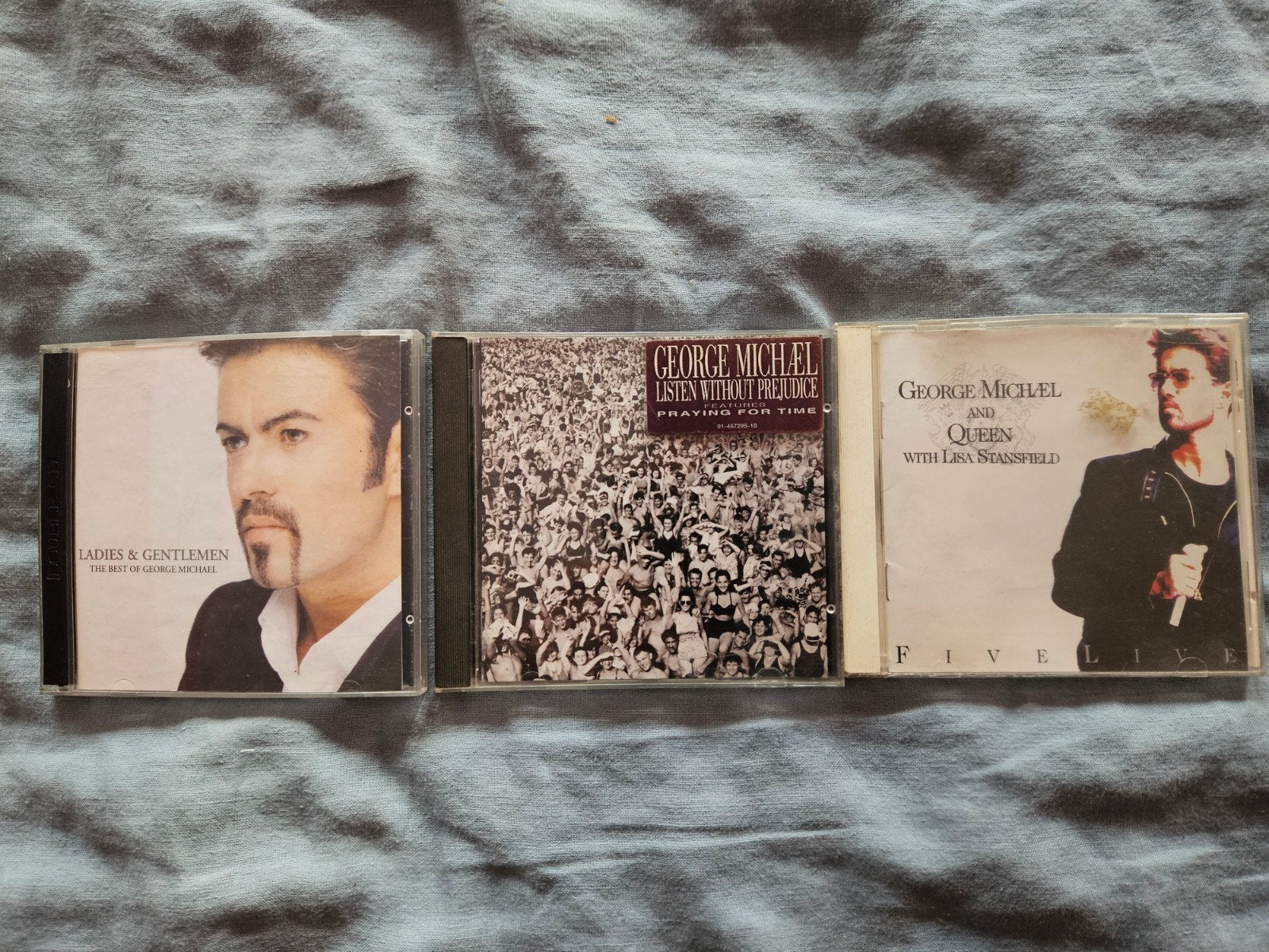 3x George Michael CD's (Ladies & Gentlemen mist CD1), Ophalen of Verzenden, Gebruikt, Pop, Verzamelalbum