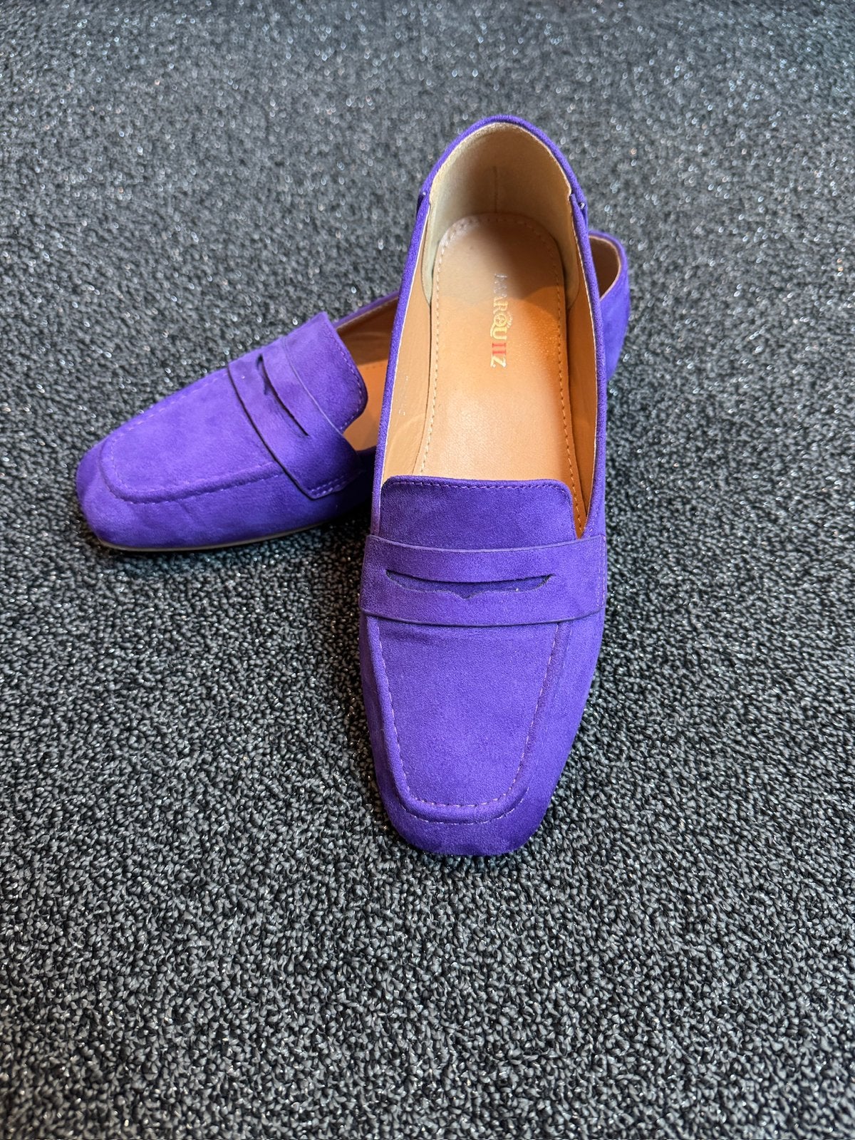 Paarse loafers instappers schoenen maat 36, Kleding | Dames, Overige kleuren, Instappers, Ophalen of Verzenden, Zo goed als nieuw