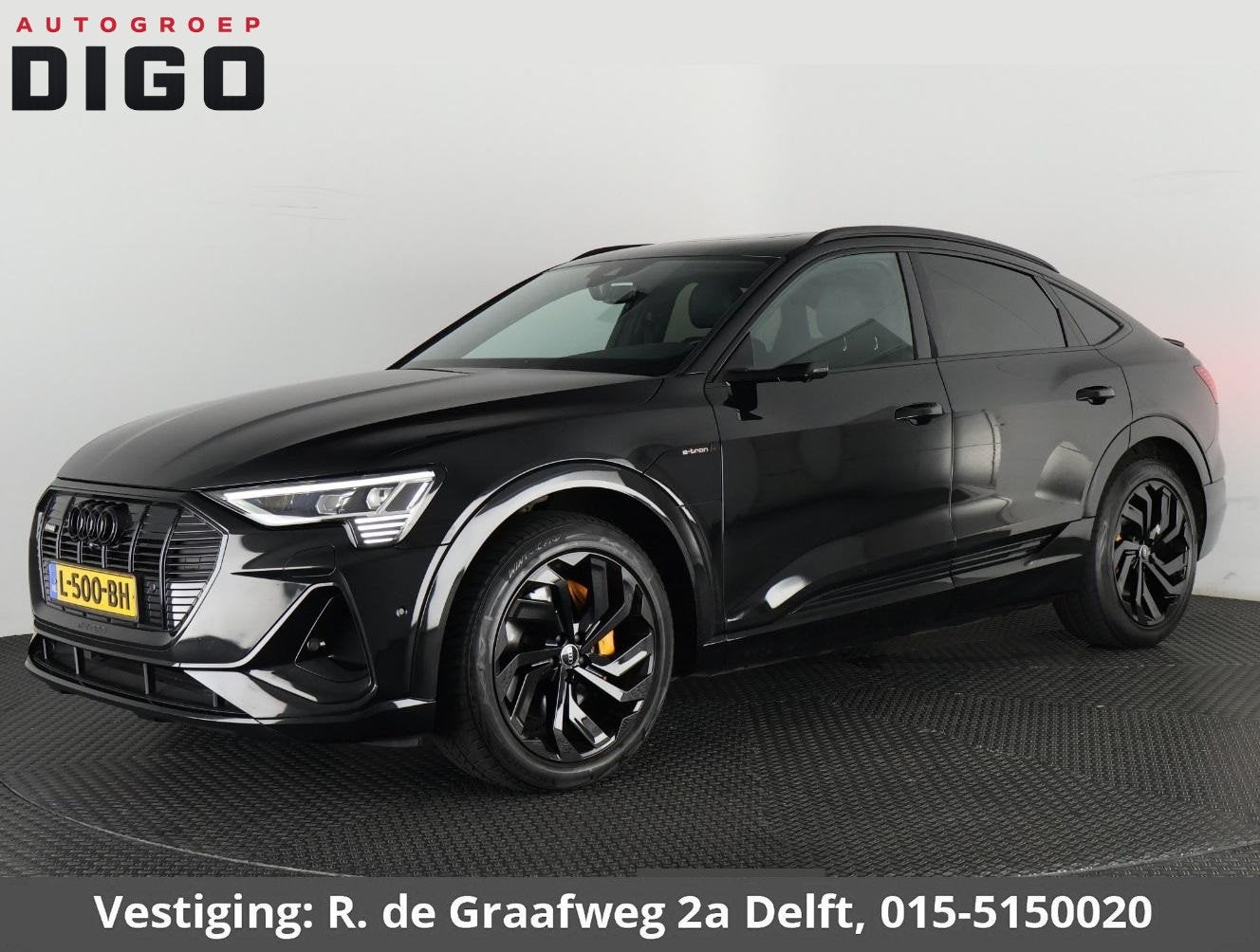 Audi e-tron Sportback 55 Quattro S Edition 95 kWh | Matrix L, Automaat, 131 €/maand, 95 kWh, Zwart