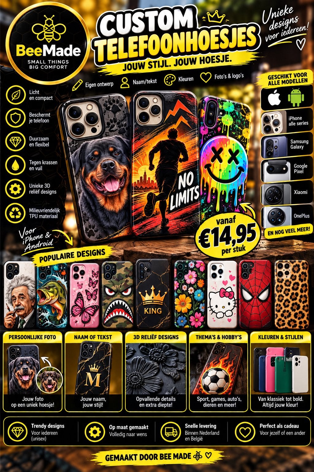 Custom Telefoonhoesjes - Jouw Stijl, Jouw Hoesje!