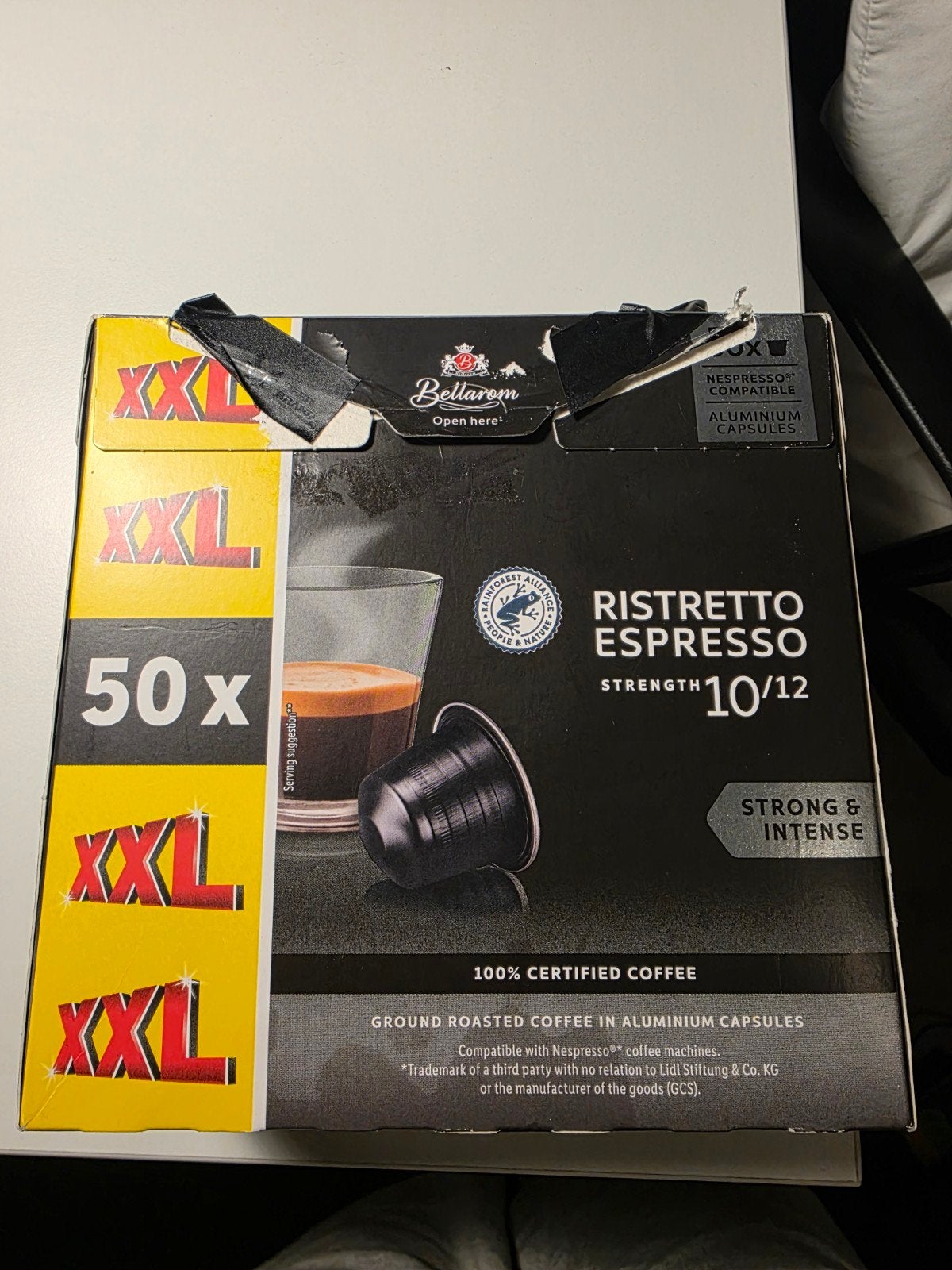 COFFEE Bellarom Ristretto Espresso capsules (49 stuks), Ophalen of Verzenden, Zo goed als nieuw, Espresso apparaat, Koffiepads en cups