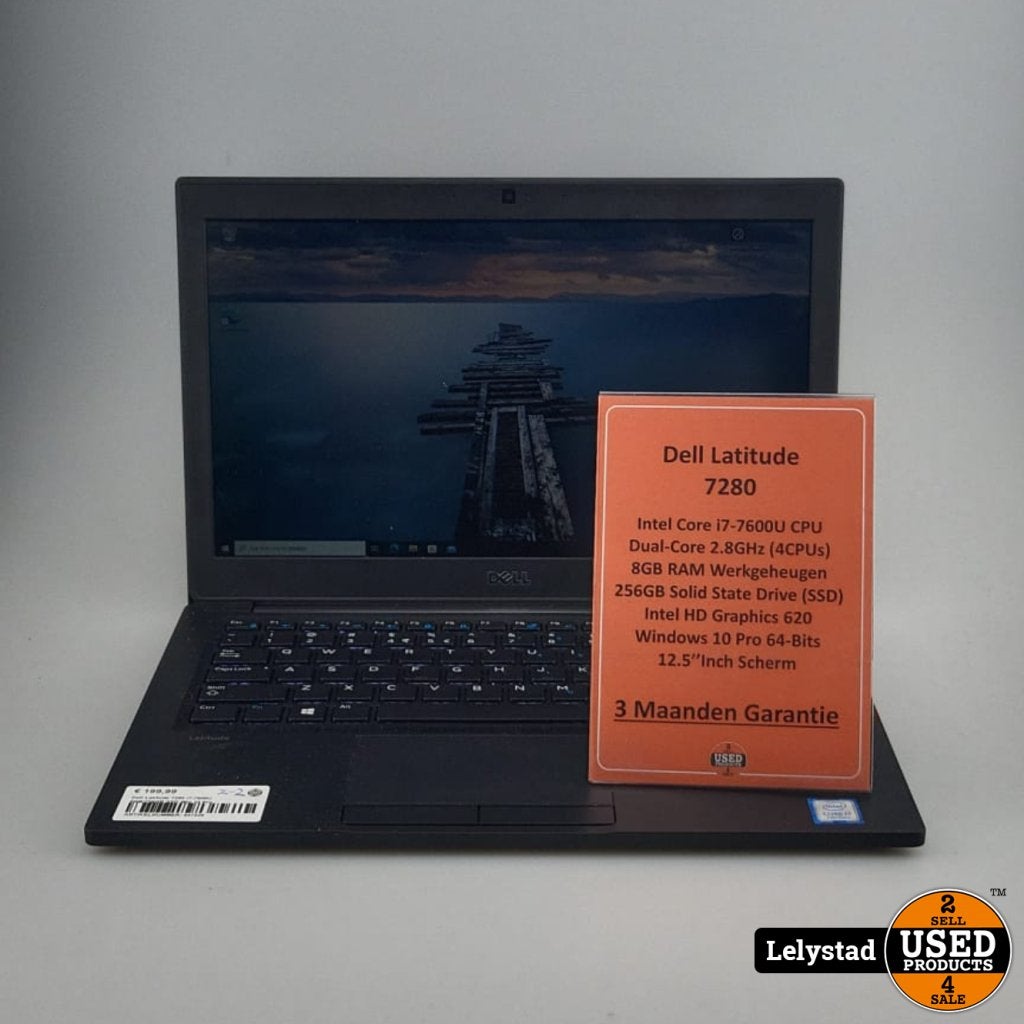 Dell Latitude 7280 i7-7600U 8GB/256GB SSD Win 10 Pro, Dell, Gebruikt, Support@Dell.com, One Dell Way
Round Rock, TX 78682
United States
