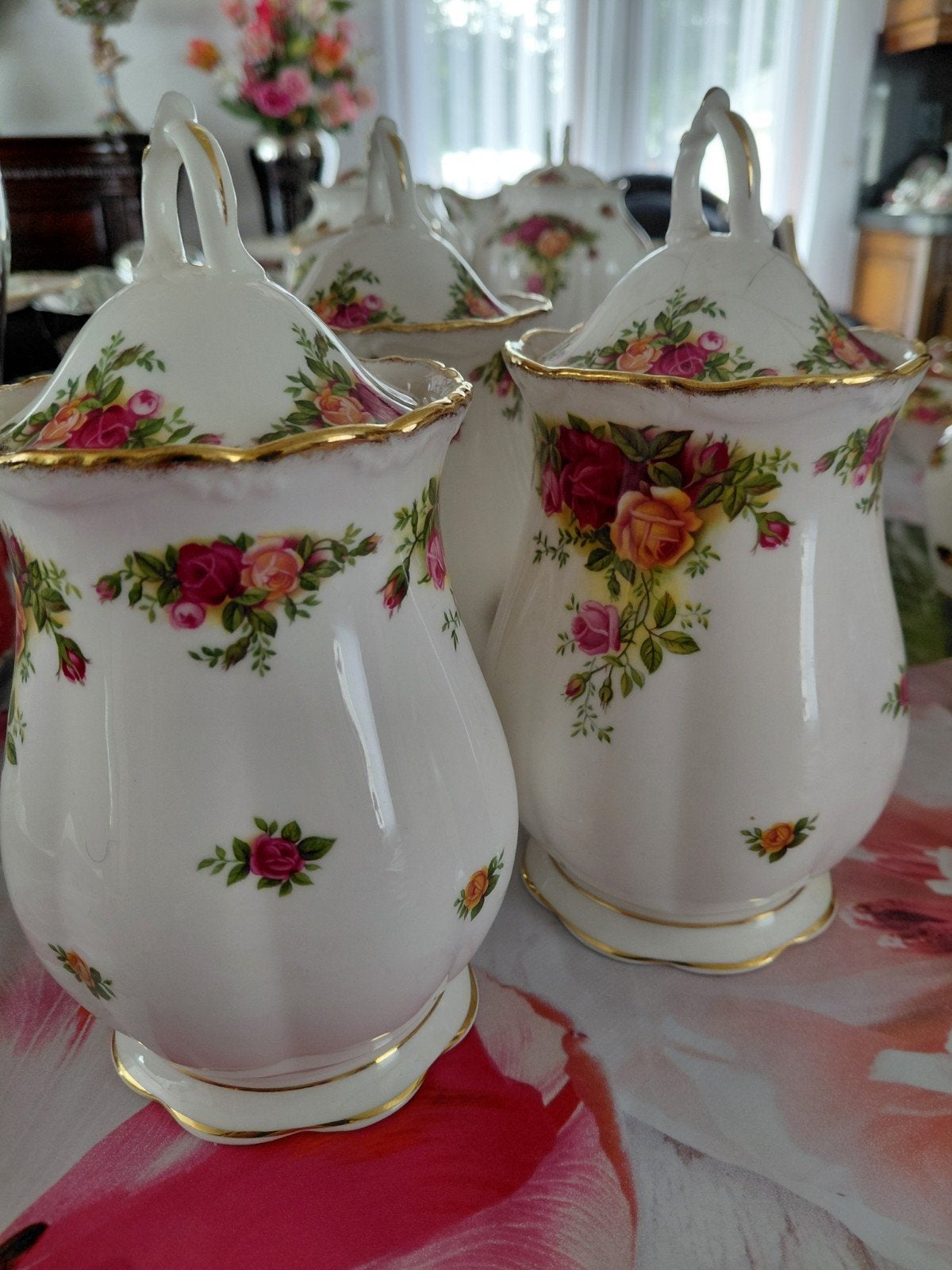 Royal Albert Old Country Roses Potten met Deksel, Ophalen of Verzenden