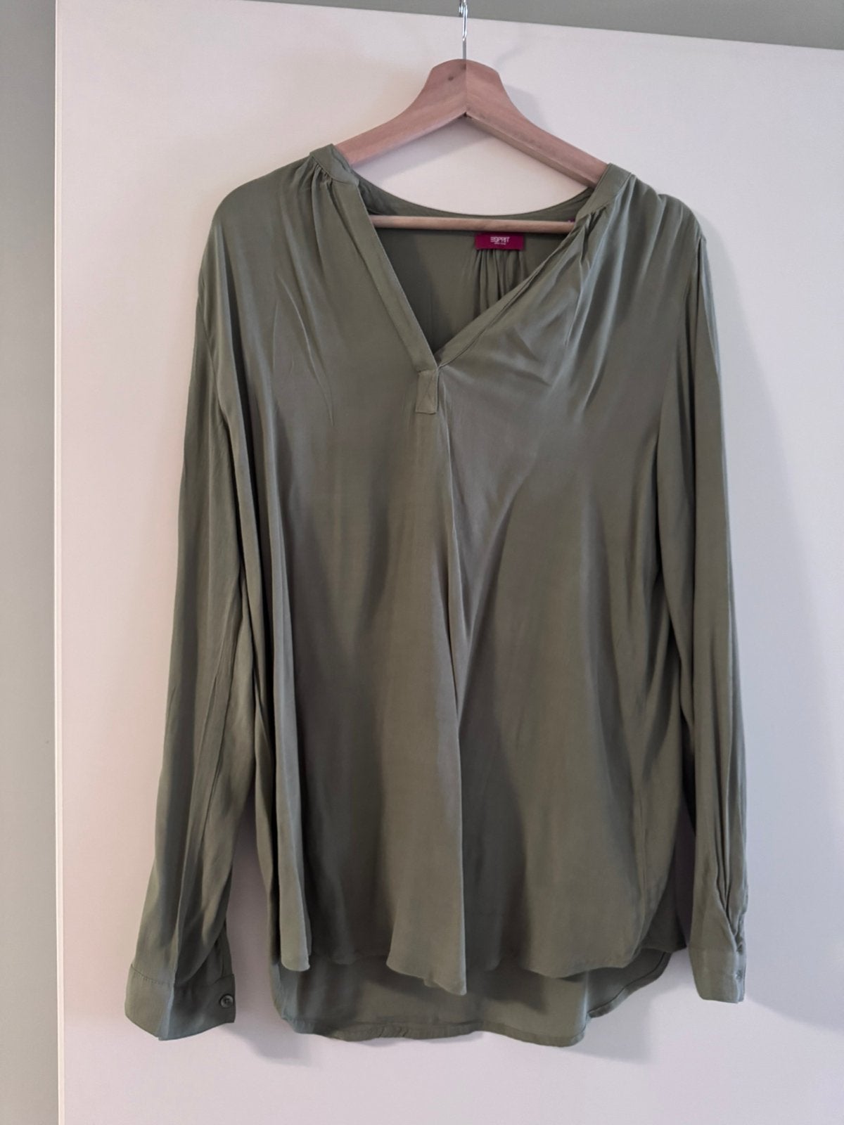 Esprit lichte stof dames bieden, Ophalen, Zo goed als nieuw, Maat 38/40 (M), Groen