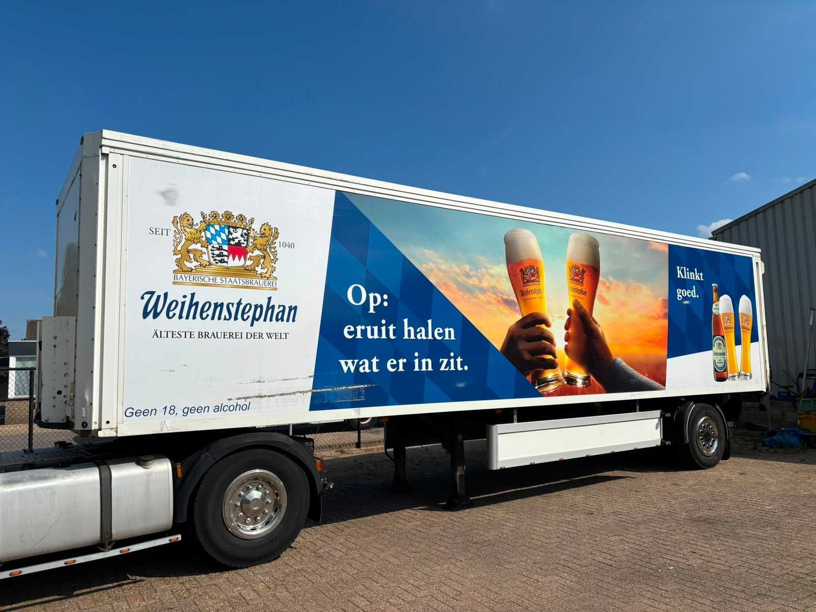 2001 Schmitz Enkelas city trailer 10.50M 22000KG, Auto's, Overige merken, Overige brandstoffen, Origineel Nederlands, Bedrijf
