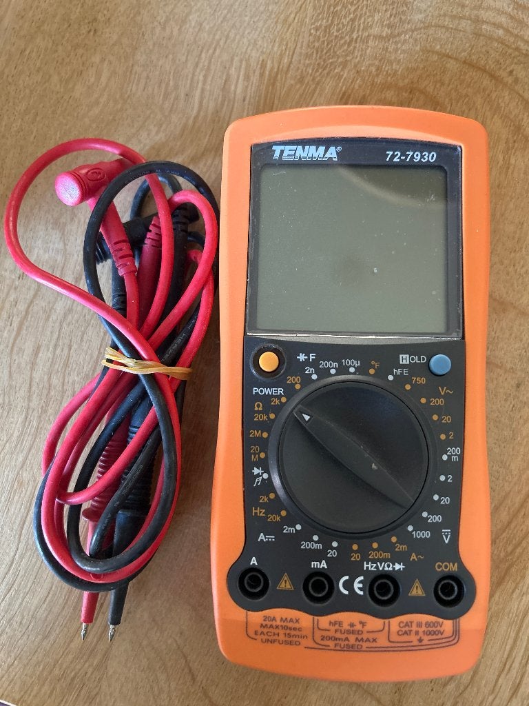 Multimeter Tenma 72-7930, Doe-het-zelf en Verbouw, Ophalen of Verzenden, Gebruikt, Multimeter