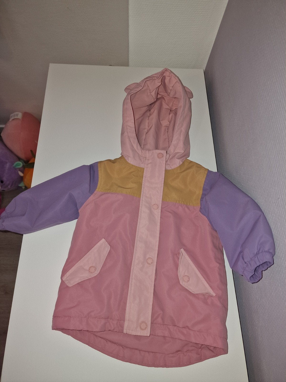 Next Colourblock Water- en Winddichte Winterjas Maat 92, Ophalen, Zo goed als nieuw, Next, Jongen of Meisje