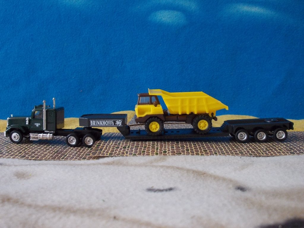 Mack Superliner dieplader+Perlini Dump truck AANBIEDING SET3, Ophalen of Verzenden, Nieuw, Bus of Vrachtwagen, Overige merken