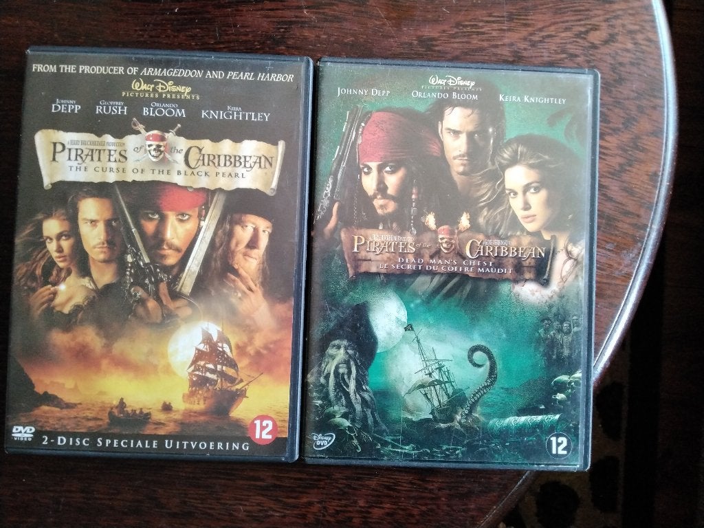 Pirates of the caribbean 2 dvds, origineel, Cd's en Dvd's, Engels, Nederlands, Ophalen of Verzenden, Zo goed als nieuw