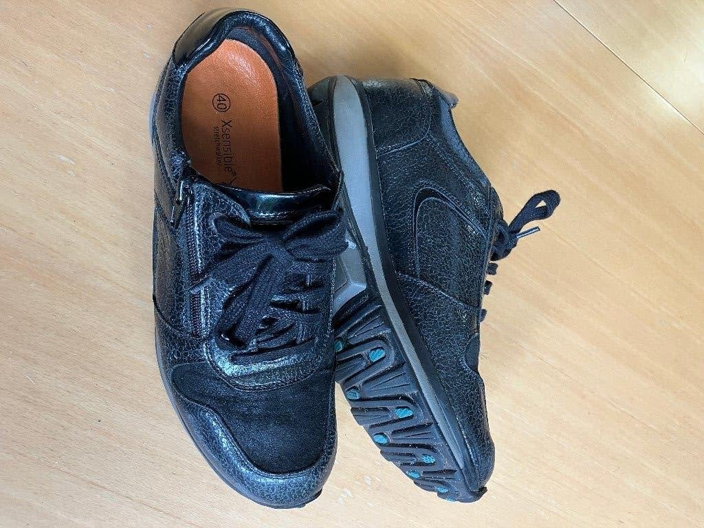 Xsensible stretchwalker schoenen, zwart, maat 40 G, Jersey, Xsensible, Zwart, Ophalen of Verzenden, Sneakers of Gympen