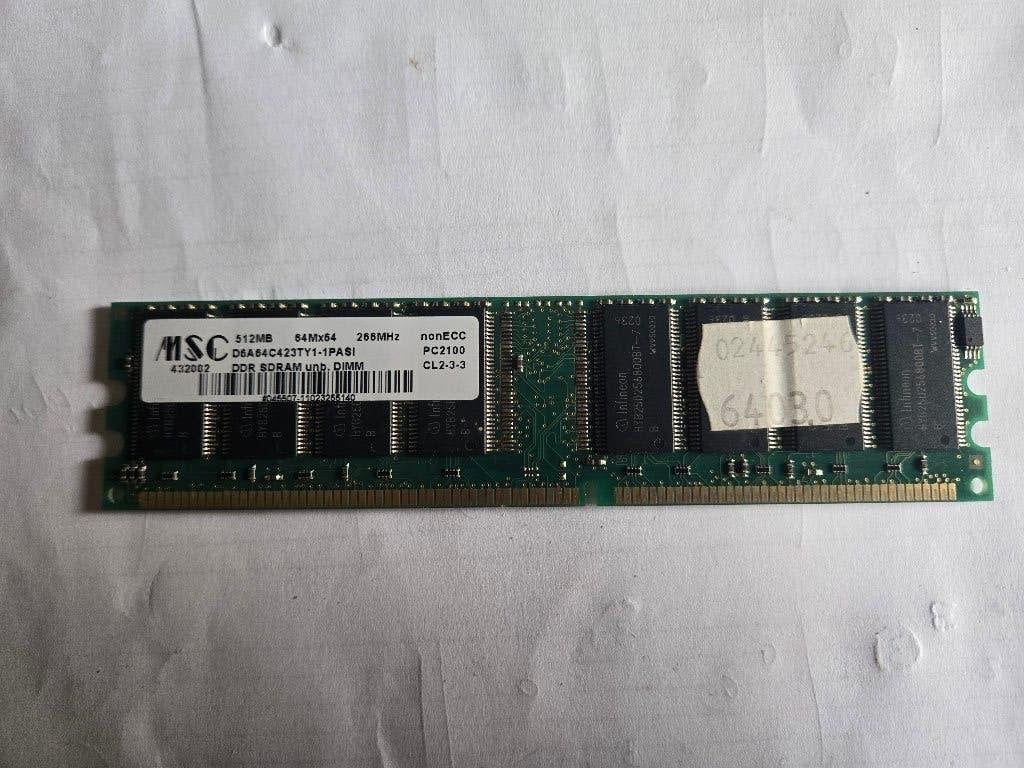 512 MB Ram geheugen, Computers en Software, RAM geheugen, Ophalen of Verzenden, DDR, Desktop, Gebruikt