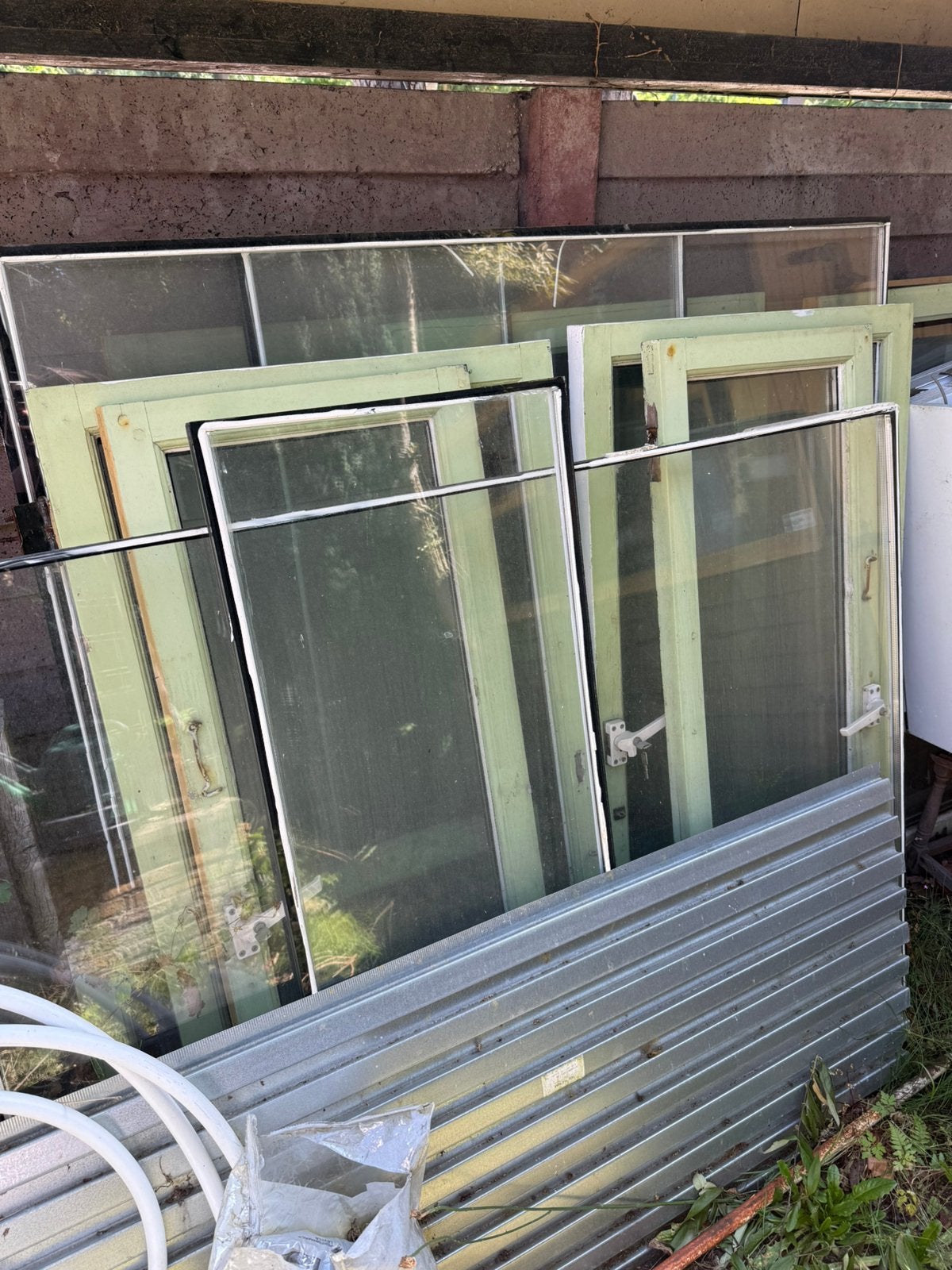 Glas deuren en ramen, Ophalen, Gebruikt, Glasplaat, 120 tot 160 cm