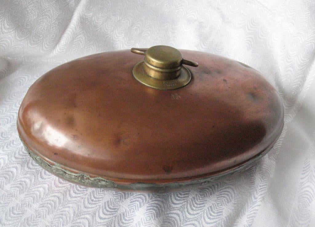 Ovalen warmwaterkruik, Antiek en Kunst, Ophalen of Verzenden