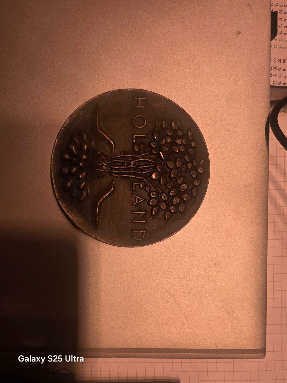 Oude Medaille Aardappelen Mercurius Holle Zand, Ophalen of Verzenden