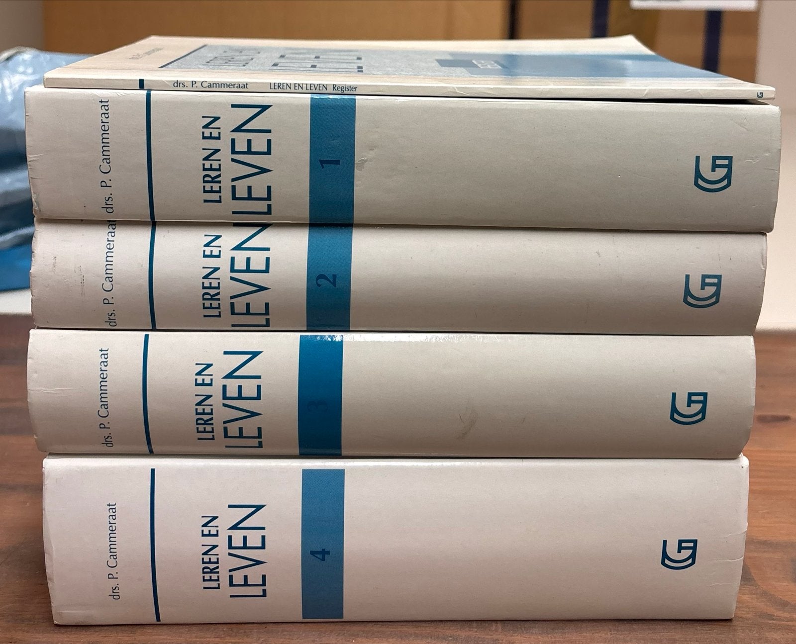 Complete serie Leer en Leven (4 delen + register), Boeken, Ophalen of Verzenden, Gelezen, Overige niveaus