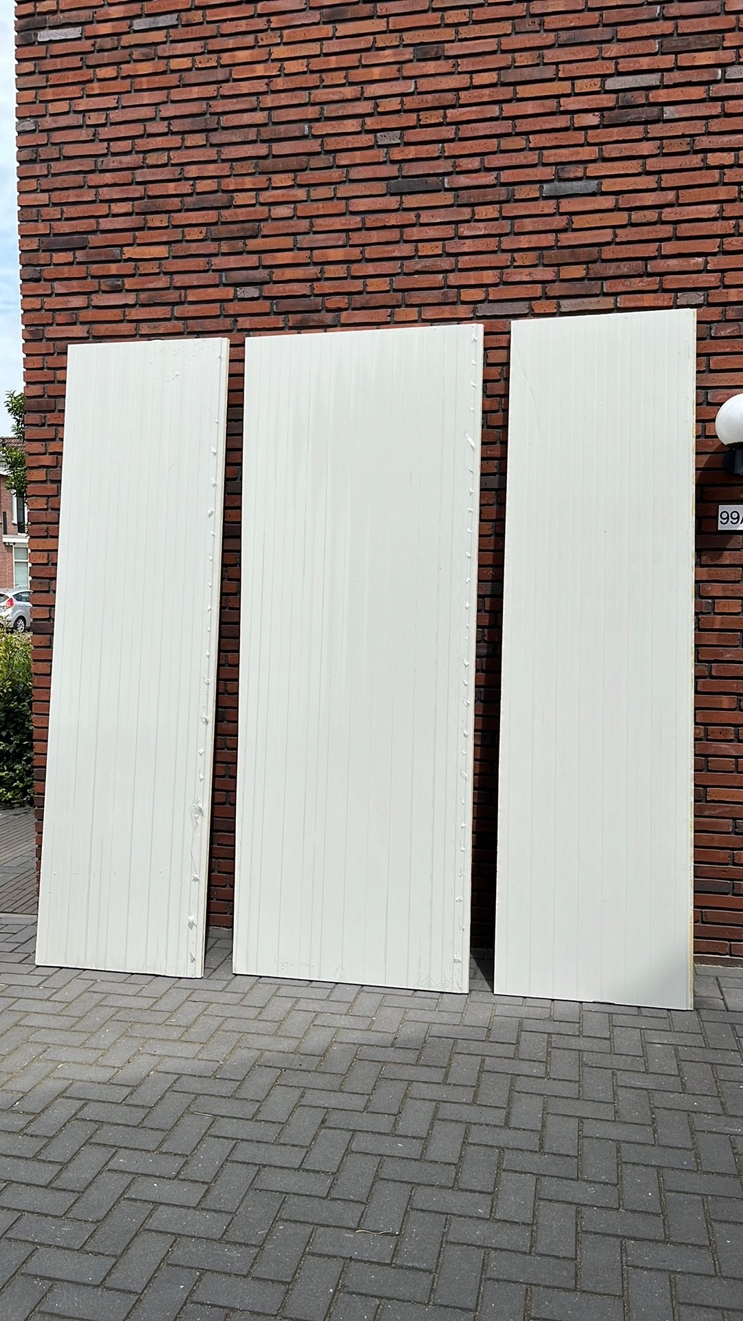 3 sandwicht panelen, 4 cm dik 265 hoog,, Ophalen, Zo goed als nieuw