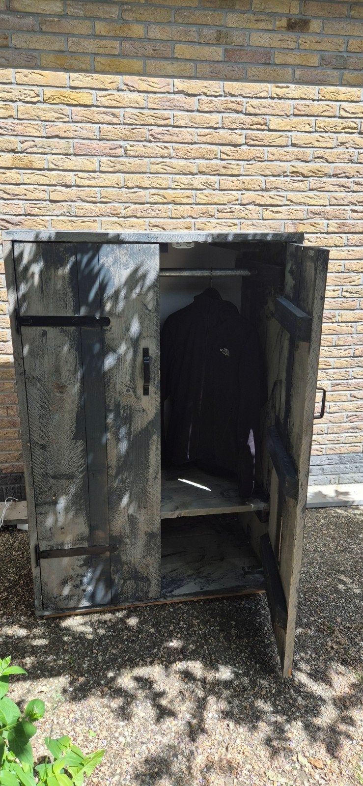 Kledingkast steigerhout, Huis en Inrichting, Ophalen, Met deur(en), 100 tot 150 cm, 50 tot 100 cm