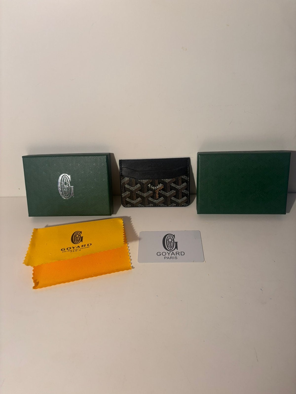 Luxe Goyard pasjeshouder | Meerdere kleuren beschikbaar, Ophalen of Verzenden, Nieuw, Zwart, Overige merken